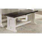 Two-Tone French Country Side Dining Bench – Bourbon County Collection