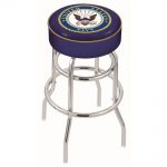 US Navy 25 Inch Double Ring Counter Stool