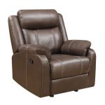Valor Chocolate Brown Gliding Recliner – Domino