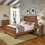 Vintage Natural King Bed, Nightstand & Chest – Americana