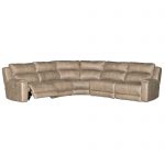 Vintage Taupe 5-Piece Manual Reclining Sectional – Dazzle