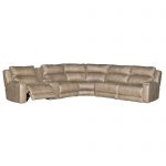 Vintage Taupe 6-Piece Manual Reclining Sectional – Dazzle