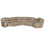 Vintage Taupe 7-Piece Manual Reclining Sectional – Dazzle