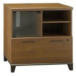 Warm Oak 1-Drawer Lateral File Cabinet – Achieve