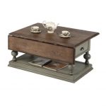Weathered Gray Drop Leaf Coffee Table – Colonnades