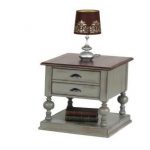 Weathered Gray End Table – Colonnades