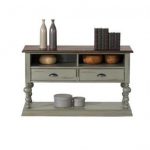 Weathered Gray Sofa Table – Colonnades