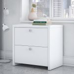 White 2-Drawer Lateral File Cabinet – Echo