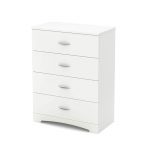 White 4-Drawer Chest of Drawers – Step One