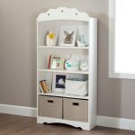 White 4 Shelf Bookcase – Tiara