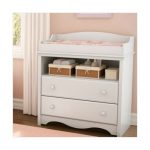White Changing Table with Drawers – Angel
