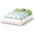 White Full Size Storage Bed – Step One