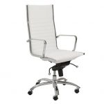 White High-Back Office Chair – Dirk