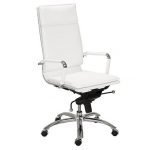 White High-Back Office Chair – Gunar