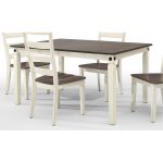 White Leg Dining Table – Glennwood Collection