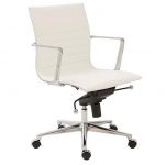 White Low-Back Office Chair – Kyler