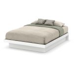 White Queen Platform Bed (60 Inch) – Basic