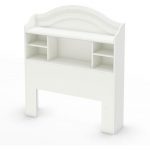 White Twin Bookcase/ Headboard (39 Inch) – Savannah