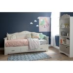 White Twin Daybed with Storage – Tiara