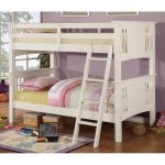 White Twin-over-Twin Bunk Bed – Spring Creek
