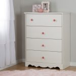 White Wash 4 Drawer Chest – Lily Rose