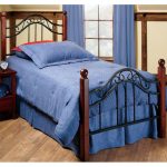Wood & Iron Twin Metal Bed – Madison