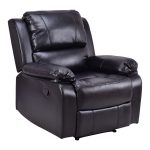 PU Leather Padded Reclining Manual Recliner Lounge Chair