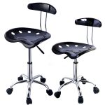 Set of 2 ABS Tractor Seat Bar Stools