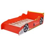 Kids Toddler Bed with Race Car Design