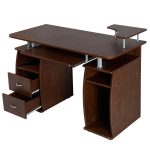 Office Computer Desk with Monitor Shelf
