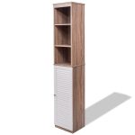 71″ Tall Tower Cabinet with Louvered Compartment
