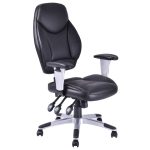Black Modern PU Leather High Back Executive Office Chair