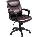 Ergonomic PU Leather Mid Back Executive Office Chair