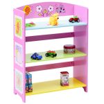Kids Adorable Corner Adjustable Bookshelf w/3 Shelves