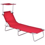 Foldable Relaxing Lounge Beach Chair