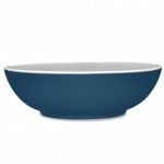 Noritake ColorTrio Blue Coupe Serving Bowl