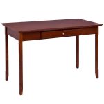 Wood Entryway Console Writing Desk with One Drawer