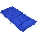 44″ Indoor Outdoor High Back Tufted Pillow Chair Cushion