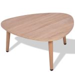 Triangular Top Sofa Side End Accent Coffee Table