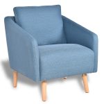 Accent Leisure Chair Fabric Upholstered Arm Chair