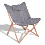 Folding Butterfly Wood Frame Chair