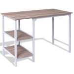 Writing Laptop Desk with 2 Shelves