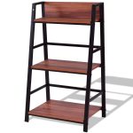 3-Tier Modern Ladder Bookshelf
