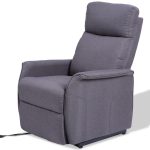 Remote Control Reclining Fabric Electric Lift Chair