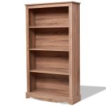 4-Tier Bookshelf Storage Cabinet Organizer