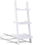 3 Tier Leaning Wall LadderDisplay Storage Rack
