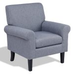 Accent Upholstered Single Fabirc Club Arm Chair Sofa