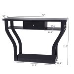 Modern Entryway Accent Console Table w/ Drawer