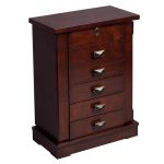 Wooden Jewelry Storage Box Organizer