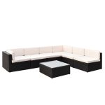 7 pcs Patio Rattan Wicker Furniture Set